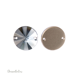 Swarovski пришивные 3200/G PF Риволи 14 мм, джинсово-синий (#266), 1 шт.