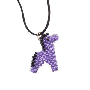 Набор материалов для плетения подвески "Таинственная лошадь" из цирконов (#GREENBOX_11_2)