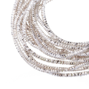 Канитель трунцал 1.7 мм, серебро (KAN1194)