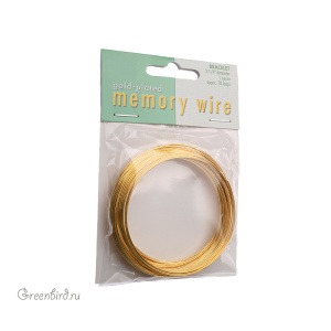 Проволока с памятью - браслет, золотистый