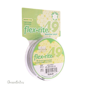 Тросик Flex-Rite 49 – 0,6 мм, прозрачный #FL49X(024CL)30