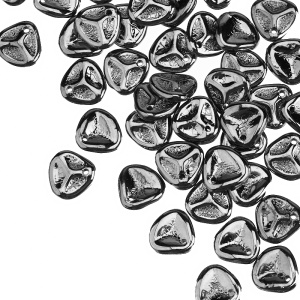 Rose Petals 8x7mm, Jet Full Chrome, 10 гр (#23980/27400)