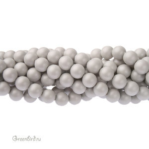 Жемчуг 6 мм #5810 Pastel Grey (#968)