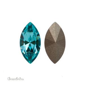 4228 Navette Fancy Stone 10х5 мм – Light Turquoise (#263)