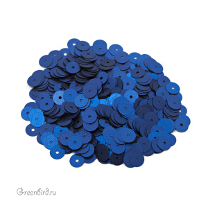 Пайетки 5мм плоские Bluette (#616W)
