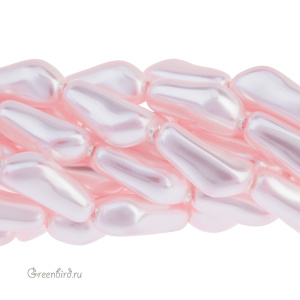 Жемчуг барочный длинный 10 мм #5844 Rosaline (#294)