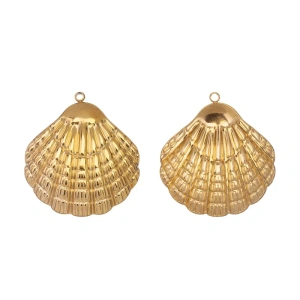 Подвеска "Ракушка", античное золото, 1 шт. (#SV1701-Pendant-205)