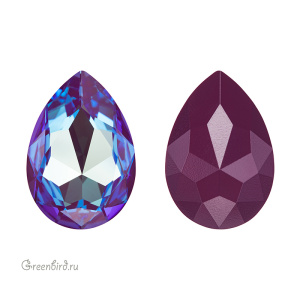4327 Pear Flat 30х20 мм – Burgundy DeLite (#001L132D)