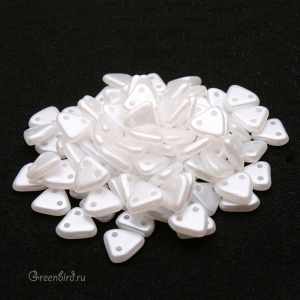 CzechMates Triangle 6мм, Snow, 10 гр (#25001AL)