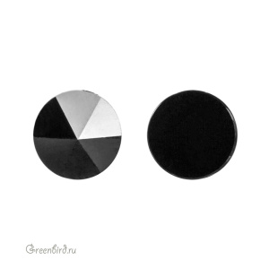 5062 Бусина Round Spike Bead 5,5mm – Jet (#280)