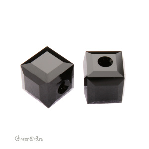 5601 Бусина Cube 6mm – Jet (#280) 5601 Бусина Cube 6mm – Jet (#280)
