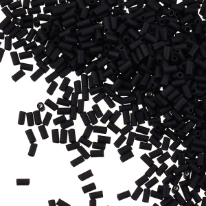 Бисер TOHO Bugle стеклярус 3 мм – Матовый непрозрачный (#49F), 10 г