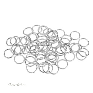 Соединительные кольца 7,1 мм, родий (#SVA-Rings-008R)