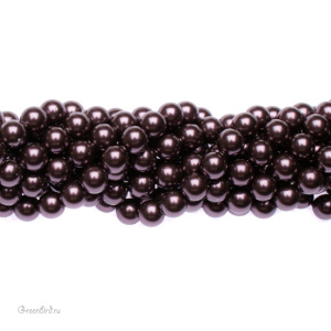 Жемчуг 6 мм #5810 Burgundy (#301) Жемчуг 6 мм #5810 Burgundy (#301)