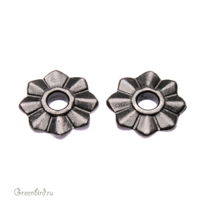 Элемент под заклепку "8 Point", gunmetal (#TC-5794)