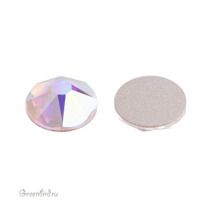 2088 Кристалл холодной фиксации Rose Flatback SS30 – Aurore Boreale (#001AB)