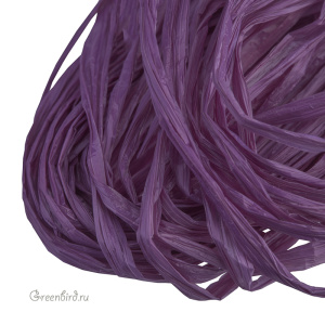 Рафия, 5 мм, баклажановый Matte (#4304)