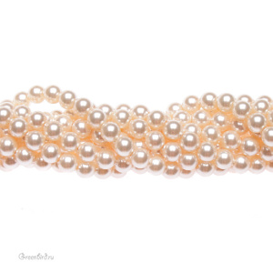 Swarovski 5810 Жемчуг 4 мм, кремово-розовый (#621), уп. 50 шт.