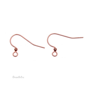 Швензы с шариком, медь, 144 шт. (#PK02CP)