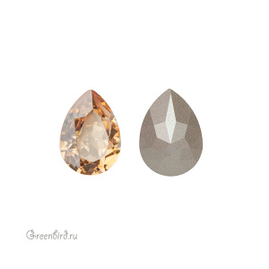 4320 Pear Fancy Stone 14х10 мм – Golden Shadow (#001GSHA)