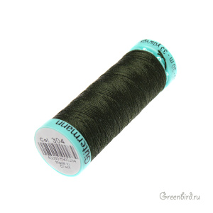 Шелковая нить Gutermann R753, 30м, мох (#304)