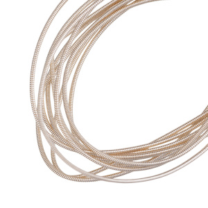 Канитель жесткая 1 мм, розовое золото (KAN7710)