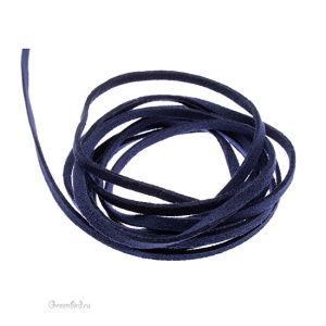 Шнур Ultrasuede 3 мм Navy (LNV) Шнур Ultrasuede 3 мм Navy (LNV)