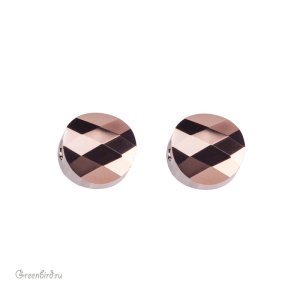 Swarovski 5052 Бусина Мини круглая 6 мм, розовое золото 2X (#001ROGL2), 1 шт.