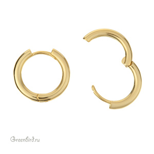 Швензы-кольца "Конго" 21 мм, золото, пара (#SV1701-2295)