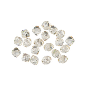 Бусины биконусы Preciosa 4mm – Crystal Honey, уп.20 шт. (#00030-235)