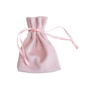 Бархатный мешочек 7х9см, Taupe rose (#BAG-004)