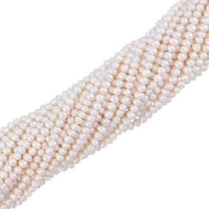 Жемчуг пресноводный "Кукуруза" 4,5х6 мм, кремовый, нить (#CN-PR007)