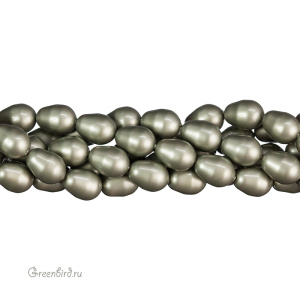 Жемчуг капля 11x8мм #5821 Powder Green (#393)