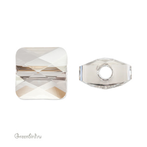 5053 Бусина Mini Square Bead 6mm – Silver Shade (#001SSHA)