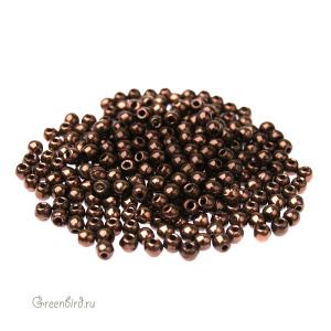 Круглые бусины 2 мм, 5 гр (#02-LZ23980)