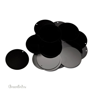 Пайетки Motivo M34 24мм – Nero (#9919)