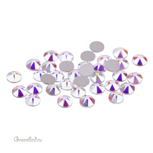 Swarovski 2088 Клеевые стразы круглые SS14, прозрачный радужный (#001AB), уп. 36 шт.
