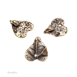 "Дети природы", подвеска, ант. латунь, 1 шт. (#Л0527)