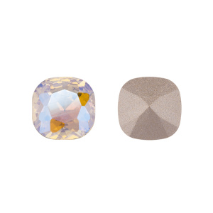 Crystalbird 4470 Кушон 8x8 мм, прозрачный мерцающий (#001SI), уп. 6 шт.