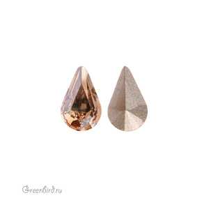 Swarovski 4328 Капля 10х6 мм, золотистая дымка (#001GSHA), 1 шт.