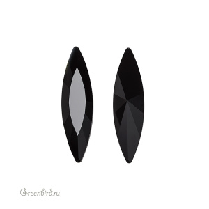 4200 Marquise Fancy Stone 35х9,5 мм – Jet (#280)