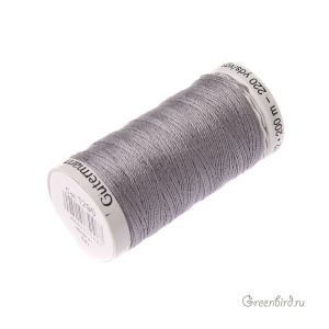 Нить Gutermann для вязания Cotton 12, серый (#1295)