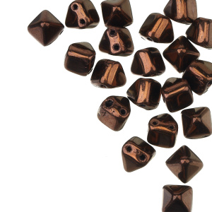 Pyramid 6mm, Jet/Bronze, 20 шт. (#LZ23980)