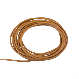 Кожаный шнур "Light Brown", 1.5 мм, 1 метр (LTLBR1.5)
