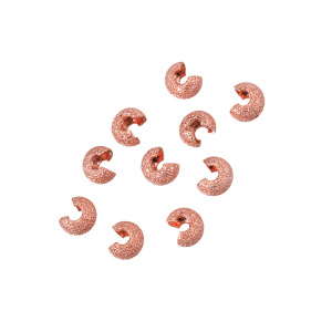 Бусина на кримп "Звёздная пыль", медь, уп.10 шт. (#SD-CBC04CPLT-10)