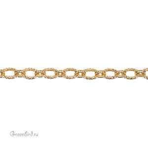 Цепочка 8,5х11 мм, золото, 30 см (#Chain-63G)