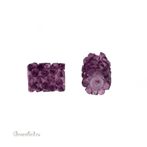 Swarovski 5951 Бусина Файн Рокс 8 мм, аметист (#204), 1 шт.