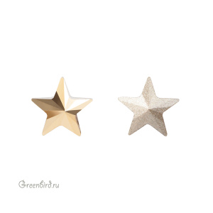 Swarovski 4745 Звезда 5 мм, золото (#001AUR), 1 шт.