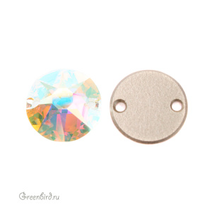 Swarovski пришивные 3288 Шатон 12 мм, прозрачный радужный (#001AB), 1 шт.