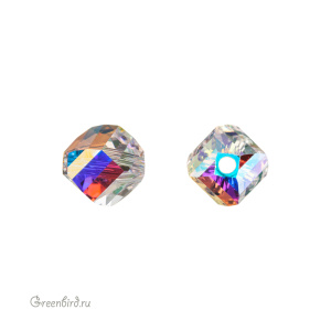 Swarovski 5020 Бусина Спираль 6 мм, прозрачный радужный (#001AB), 1 шт.